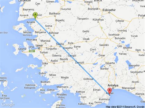 Antalya otogar kemer arası kaç km